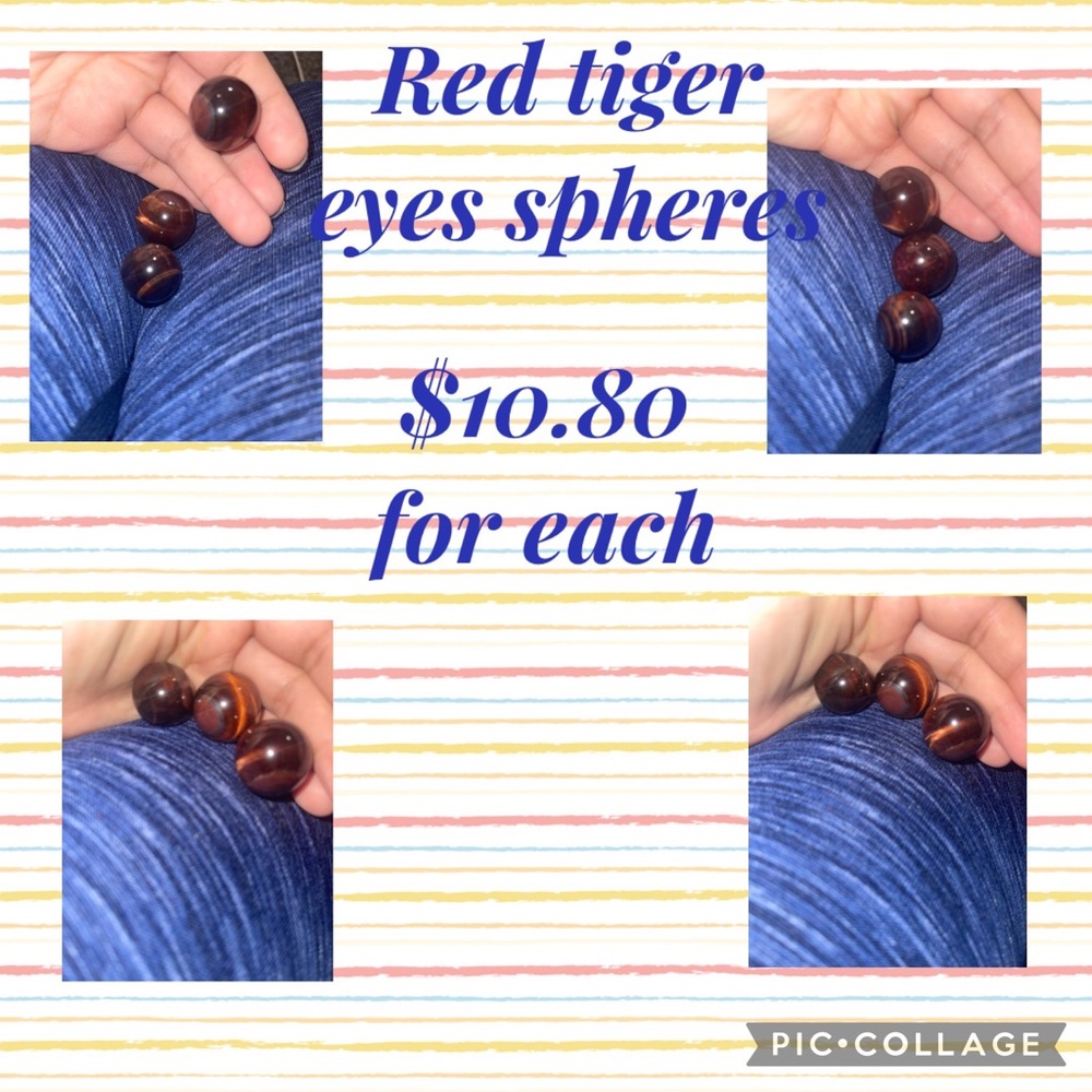 Red tigers eye